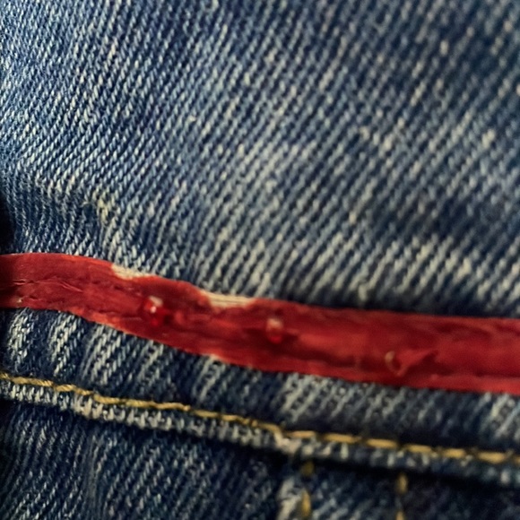 Vintage Agapo Womens Denim Jacket Size Petite L - Picture 5 of 5